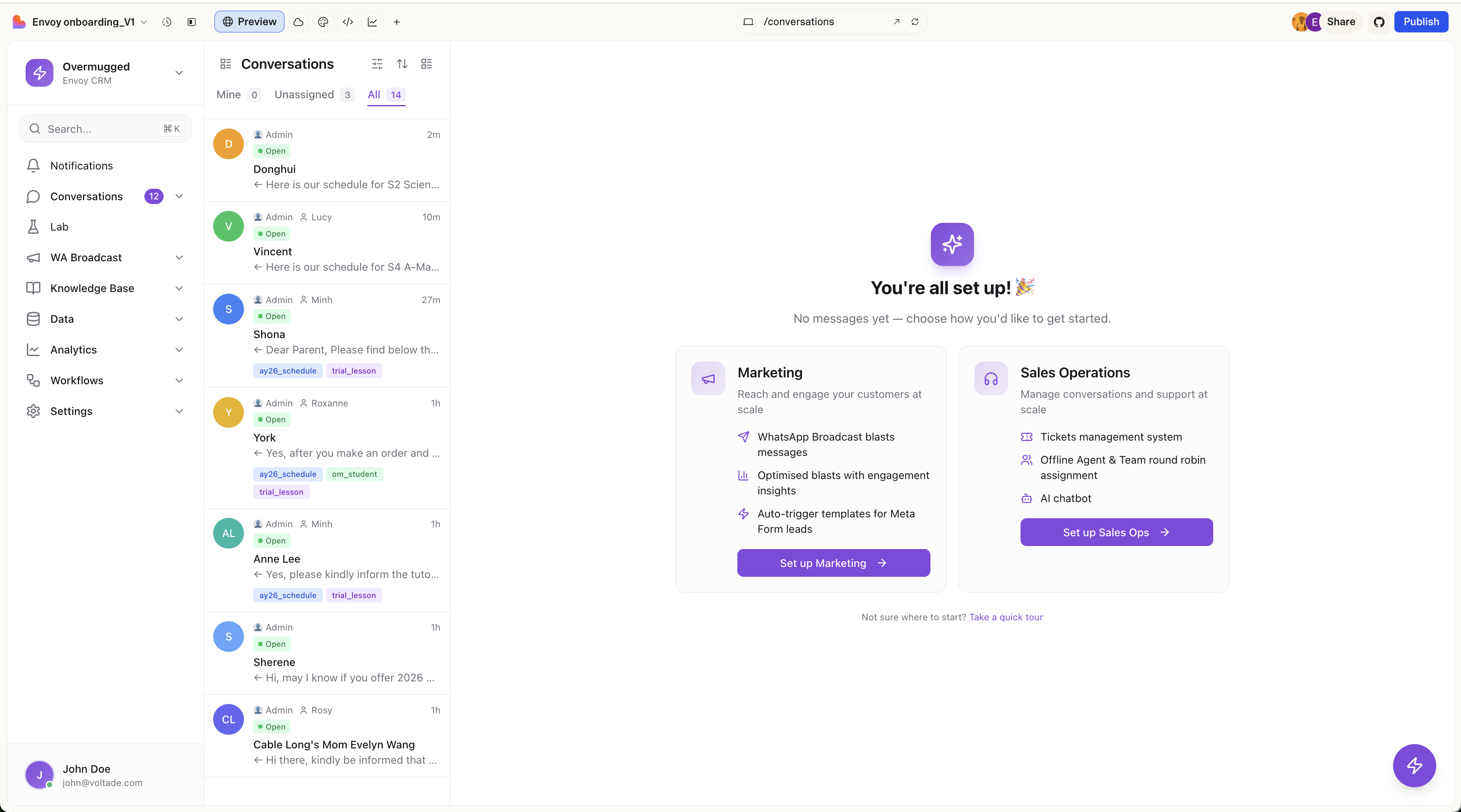 Live Lovable instance (example 1)